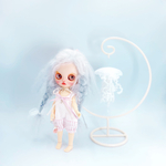 ‘’monst bodyサイズ‘’ 桜色のきらきらラメノースリーブロンパースのセット