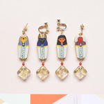 カノポス壺の イヤリング/ピアス　古代エジプト