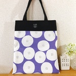 選べる4colors＊あんぱん×ブラック＊A4ぺたんこトート　内ポケット付き