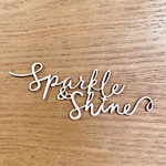 Sparkle & Shine 小　タイトルチップボード