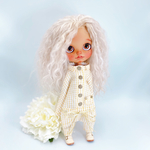 菜の花色きらきらラメストレートパンツつなぎ