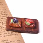 【ミニチュアフード】果実のデニッシュ2点セット