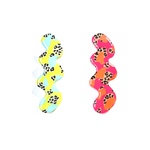 wavy hair clip ＜vivid leopard＞ くねくねヘアクリップ