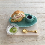 クロワッサンサンドAセット♡ミニチュアフード♡