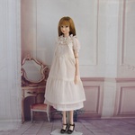 momoko ジェニー outfit...6.1コットンシフォンワンピ(生成り）２