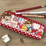 猫好きさんのペンケース♡レッド