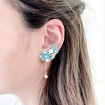 ３点set☺︎紫陽花のイヤーカフ ピアス/イヤリング