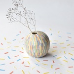 meg324様専用　Confetti small vase 紙吹雪の花器02
