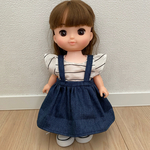 ソラン　メルちゃん　ボーダートップス＆スカート