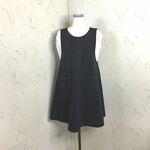 Nさま用　3L サイズ　ブラックウオッチ　横ボタンのふんわりすっきり・フレアーエプロンドレス　93