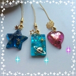 オルゴナイト☆キラキラストラップ♪。.:＊・゜