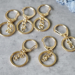 〈1セット6個〉キーホルダー金具