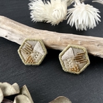 2way刺繍ピアス、イヤリング