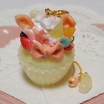 【トロピカル】ふわぷに♪うさみみカップケーキ／キーホルダー