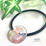 レジンアクセサリー☆選べるレジンヘアゴムorポニーフック☆クリアのレジン【在庫一掃セール】¥600➡︎¥500