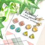 レジンアクセサリー☆マイクロミニのレジン☆アソートセットピアス【在庫一掃セール】¥1,800➡︎¥1,600