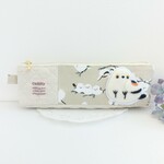 シマエナガlong tailed titエナガ◆ペンケース◆小鳥◆眼鏡ポーチ