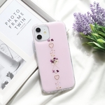 ソフトラベンダー♡紫 小花 花束   スマホケース  押し花スマホケース iPhone11 iPhoneケース SE iPhone12 13 Android Galaxy Xperia 全機種