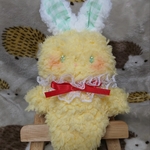 もこもこうさぎさん(黄色)