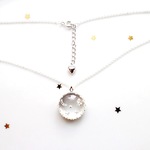 silver925☆Moon and Star Intaglio Pendant ＊月と星のヴィンテージインタリオ