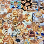 (再販×8)🍞夢見るパンの紙ものセット🥐＊コラージュ素材＊ジャンクジャーナル