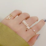 淡水パール　リングセット