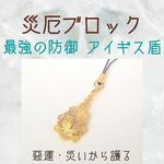災厄ブロックお守り 神盾アイギスパワーで身を守る 厄除け・魔除け・縁切り