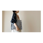 ⭐️sale⭐️定番フリルトートバッグ　ギンガムチェック