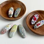 【受注製作】 リバティ　パッチンピン（5ｃｍ）　２個セット