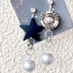 longシリーズ➳✩⡱シルバーアシメピアス