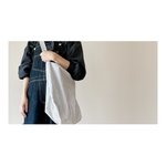 ⭐️sale⭐️マチつきストライプショルダーバッグ　