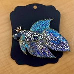 螺鈿細工風ベールテールベタ🦋