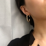 silver925ポスト/C style earring pierce