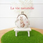 mini miniがま口　「Sweet rabbit」