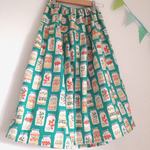 ＊salad bottle♪ティアードスカート(green)＊