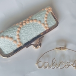 ミナペルホネン　 タンバリン　印鑑ケース　大　がま口　ハンドメイド