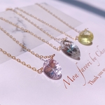 SALE 【14kgf】天然石＊ラベンダーアメジストネックレス
