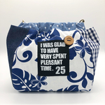 ハイビスカス消臭マナーポーチバネポーチコスメポーチ 大きめサイズ