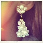 Flower Chandellier ピアス