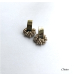 Charmant チタンピアス/イヤリング【Mocha beige】