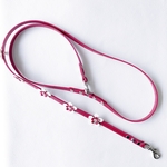 プルメリアのカフェリード(レッド)☆犬 リード☆