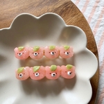 くまのさくらもちのバレッタ(6センチ)