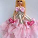 リカちゃんリボンがいっぱいパーティドレス