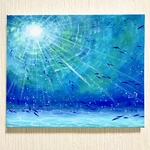 in the sea 3＊キャンバス原画