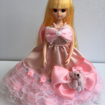 リカちゃん くまさんと一緒パーティドレス