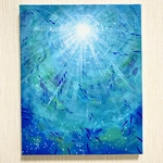 in the sea 4＊キャンバス原画