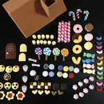 お菓子の家　マジックテープで取り外しができるタイプフェルト★香★