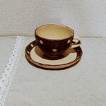 大ドットのカップ&ソーサ