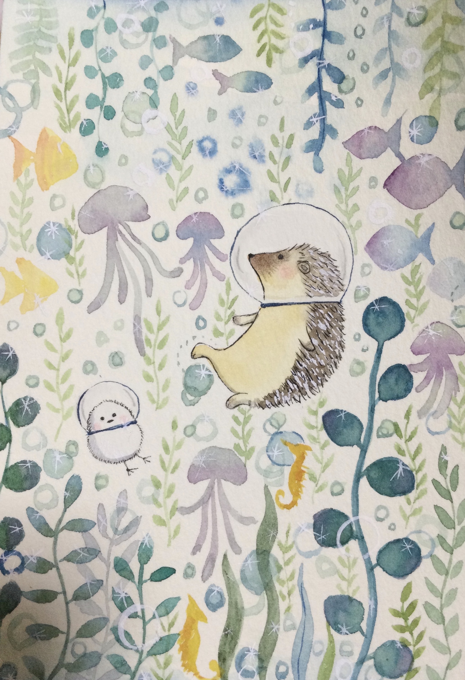 なゆたさま専用（原画）星夜の灯【水彩画】ほか　2点おまとめ 予約販売品】 激安通販オンラインショップ】 なゆたさま専用
