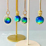 The brilliance of the sea ✳︎線香花火／イヤリング／フープイヤリング